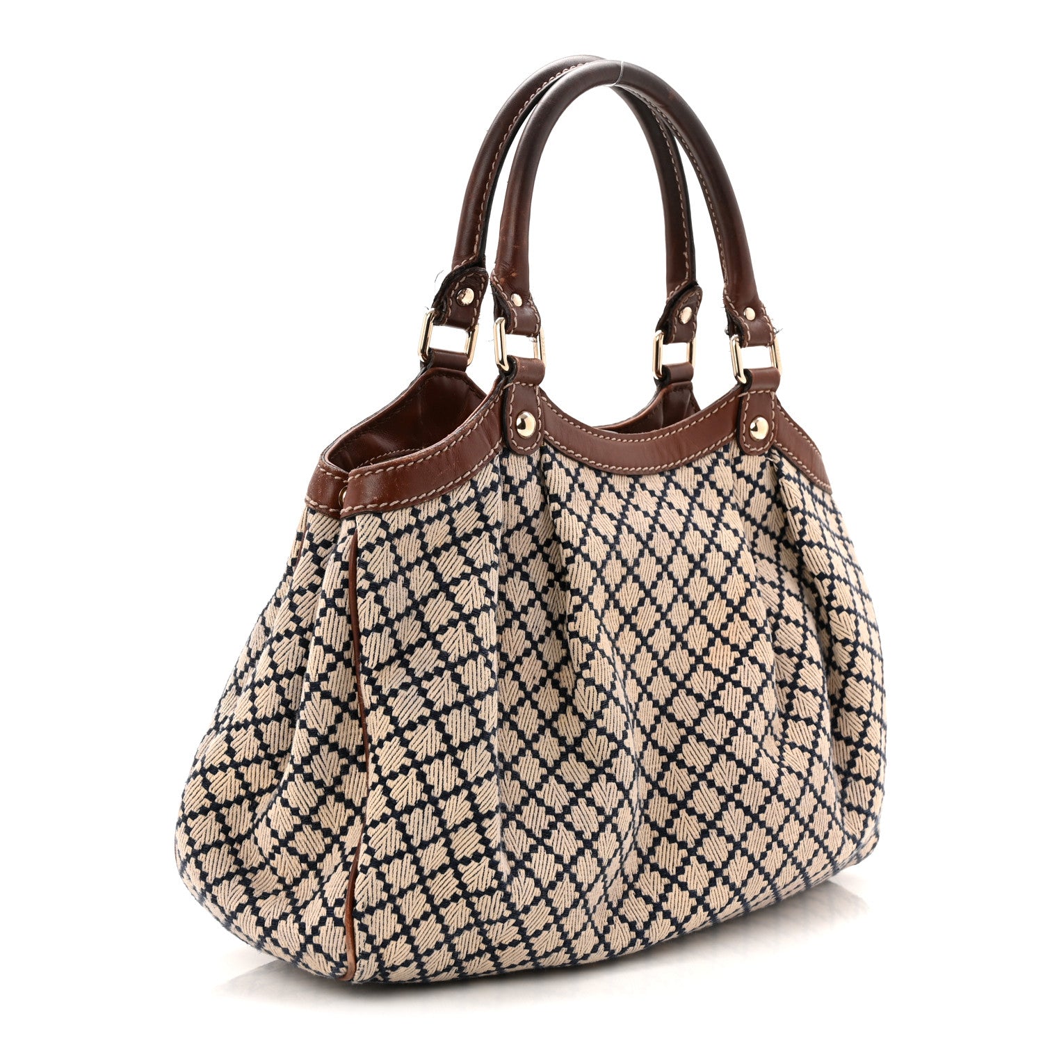 バッグ Gucci Sukey Diamante Tote Bag Brown 1305 Gucci Diamante Medium Sukey Tote Brown 1853136 – FASHIONPHILE