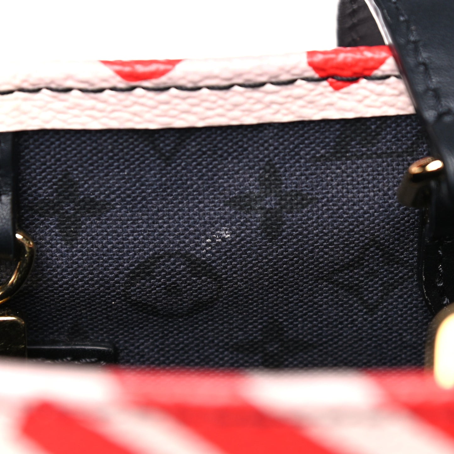Monogram Giant Crafty Onthego GM Creme Rouge Black
