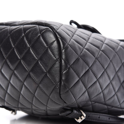 Chanel Calfskin Quilted Small Urban Spirit Backpack Black 6 of 8
