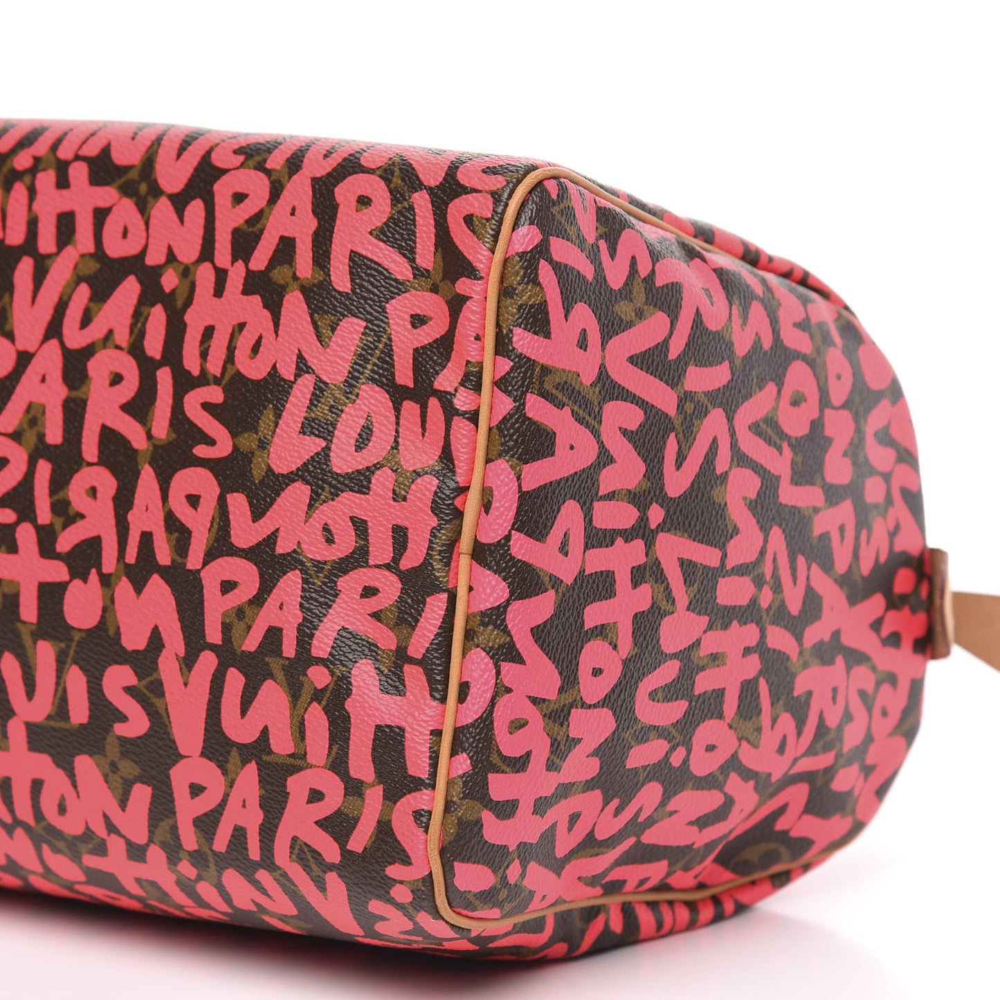 Monogram Graffiti Speedy 30 Fuchsia