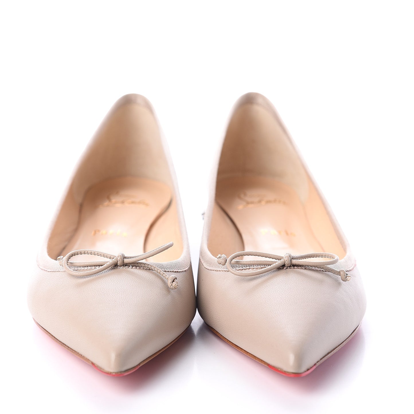 Nappa Spiked Hall Flats 40 Nude
