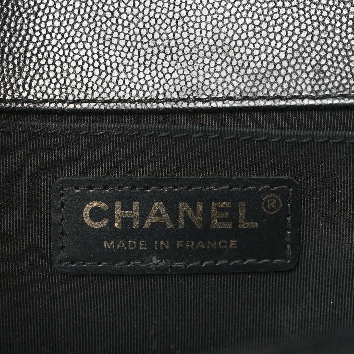 Caviar Quilted Medium Boy Flap Black