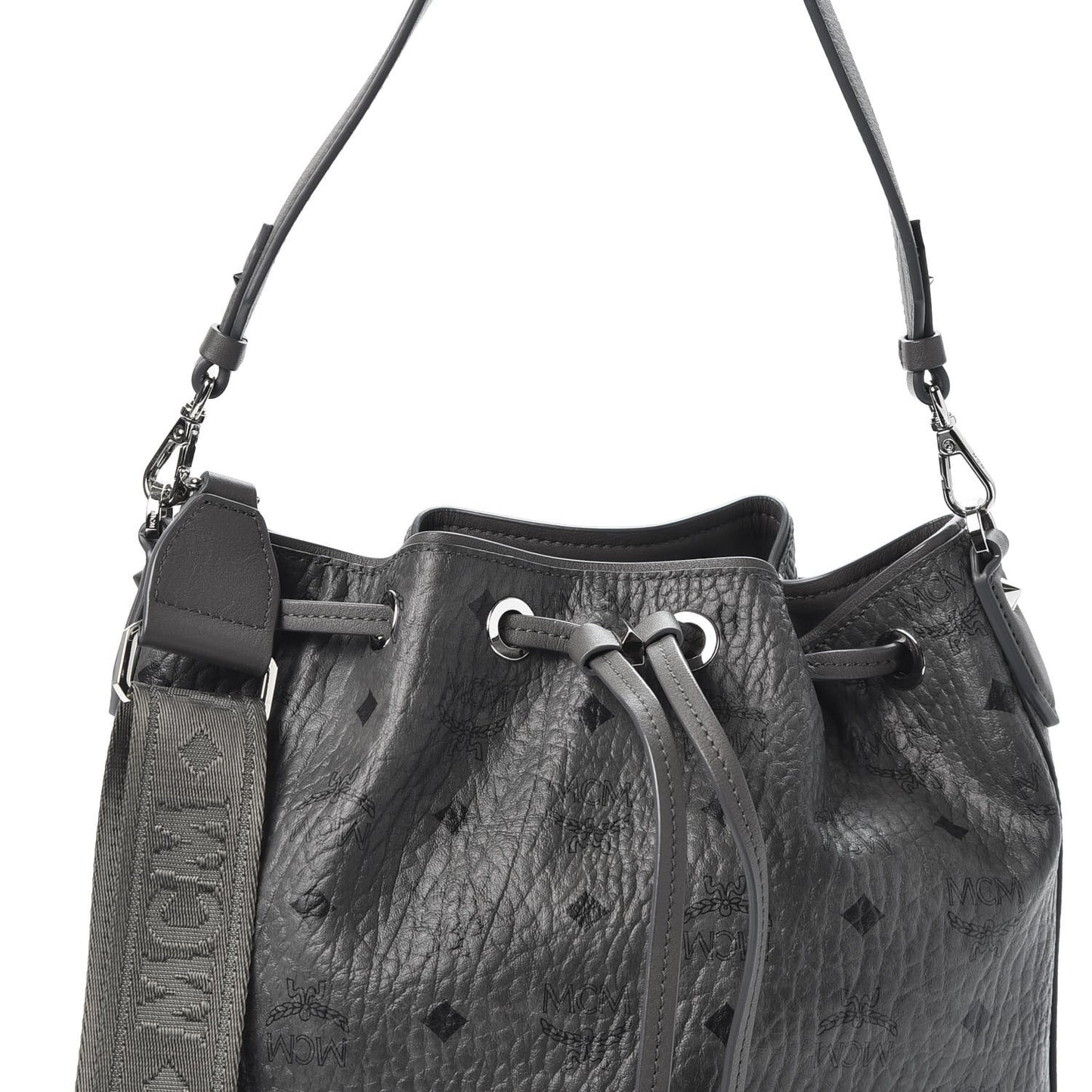 Visetos Small Essential Drawstring Bucket Bag Phantom Grey