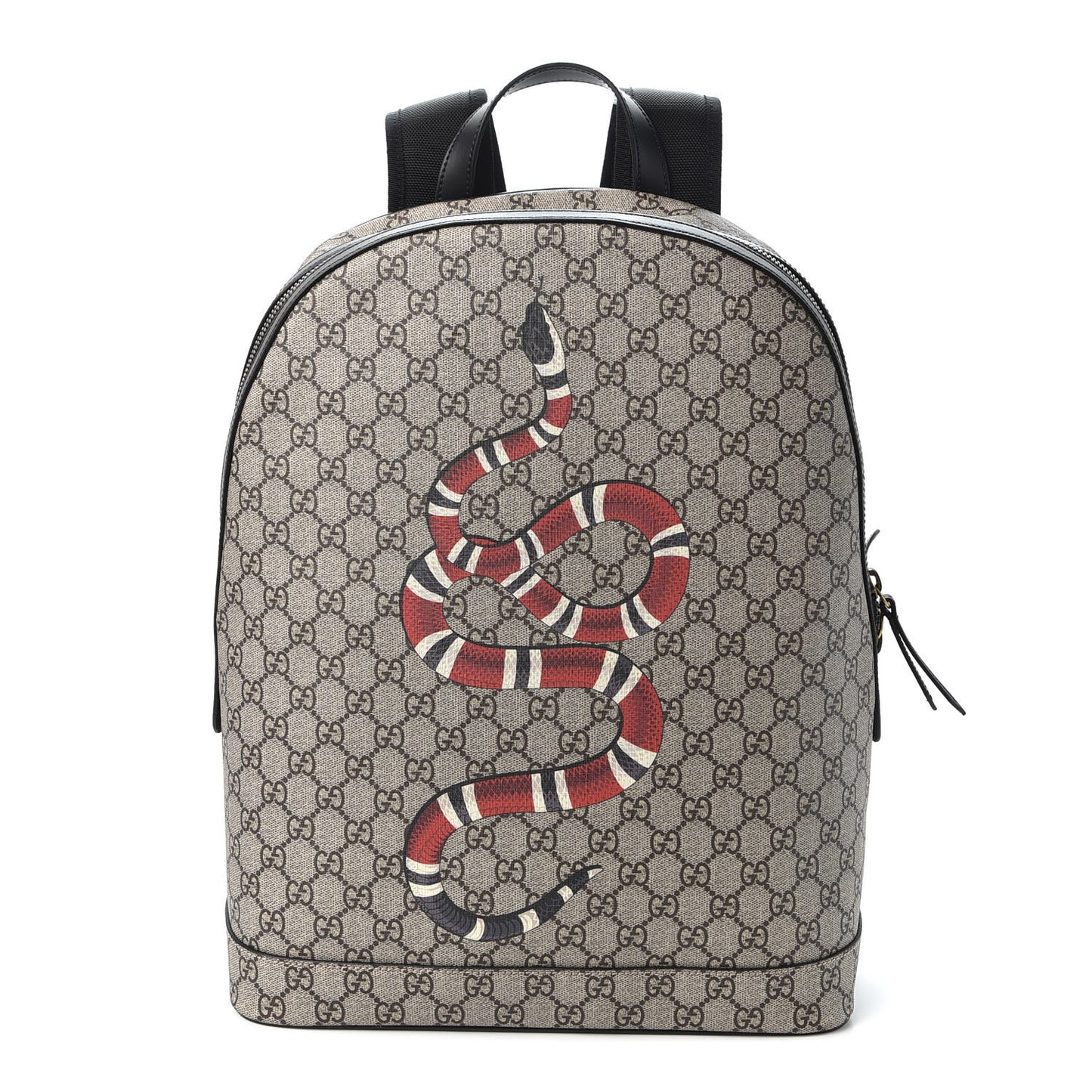 GG Supreme Monogram Kingsnake Dome Backpack