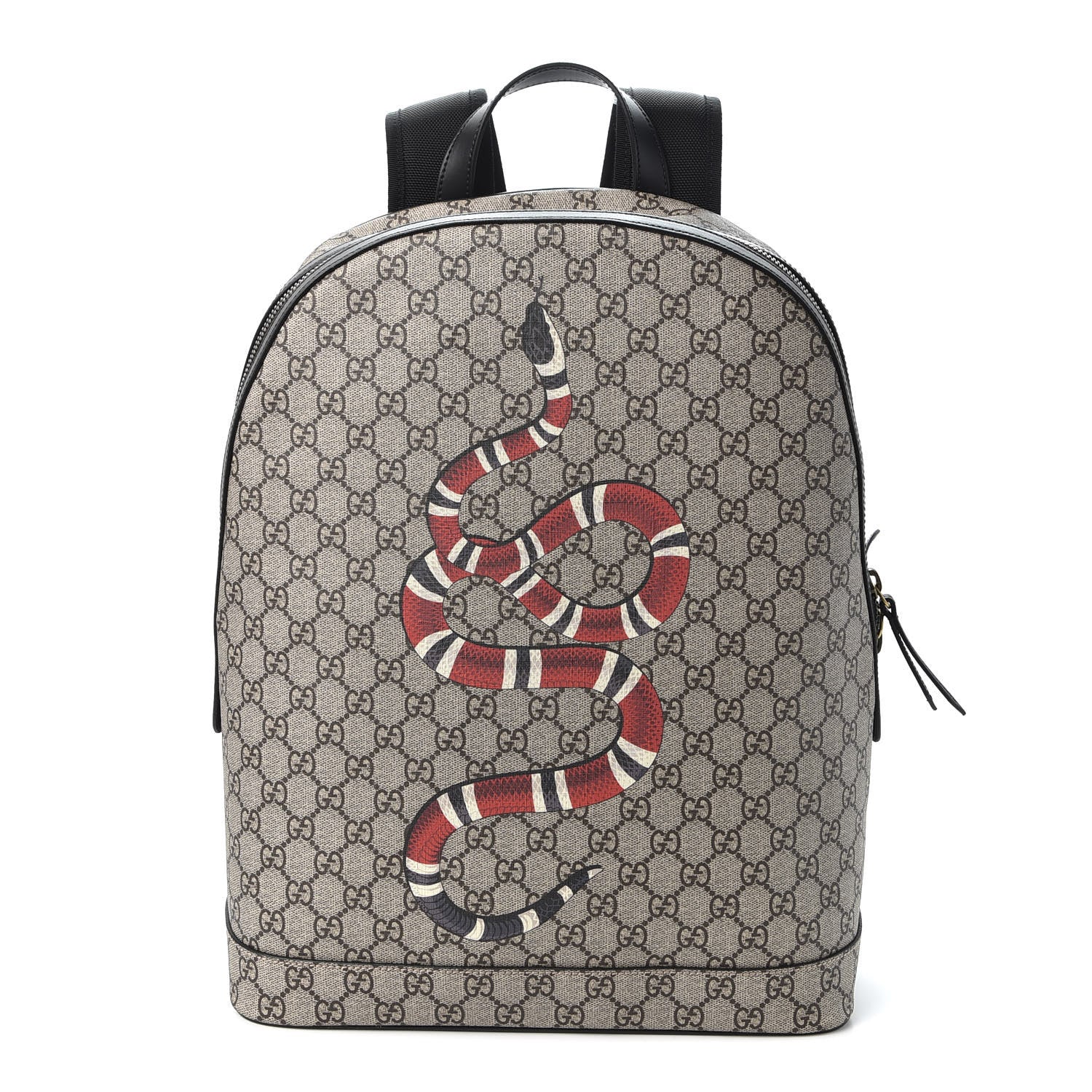 Gucci GG Supreme Monogram Kingsnake Dome Backpack 1 of 9