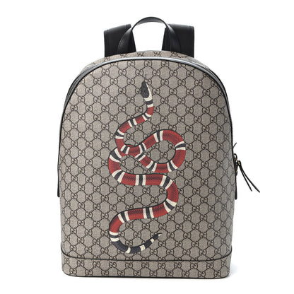 Gucci GG Supreme Monogram Kingsnake Dome Backpack 1 of 9