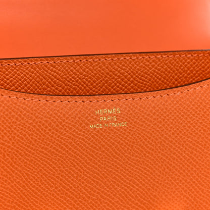 Hermes Epsom Constance 18 Orange 7 of 12