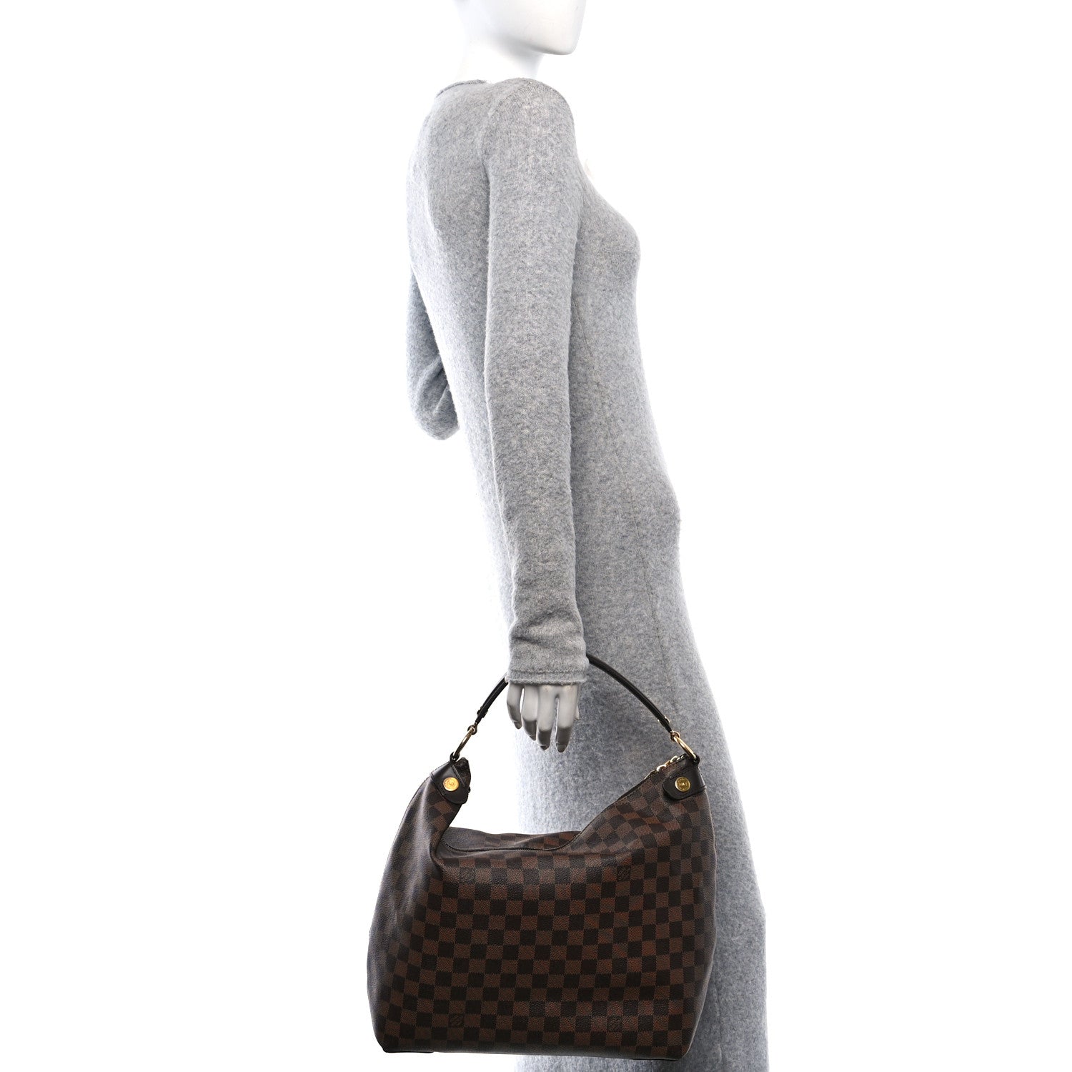 Louis Vuitton Damier Ebene Duomo Hobo 2 of 12