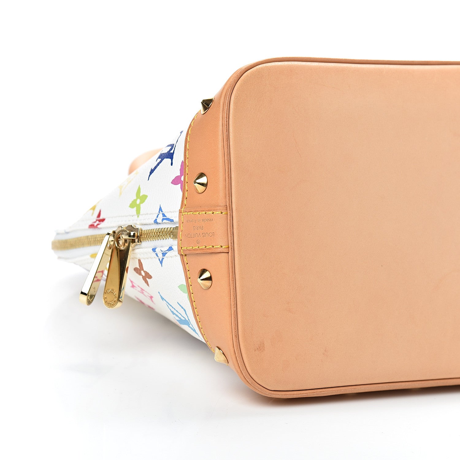 Louis Vuitton Monogram Multicolor Alma White 8 of 13