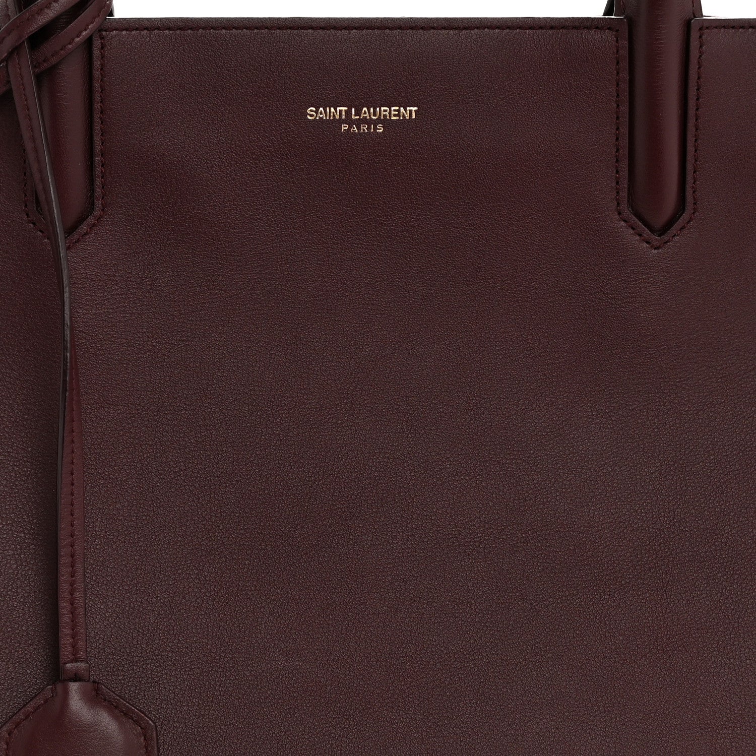 Saint Laurent Calfskin Medium Rive Gauche Cabas Amaranto 8 of 12
