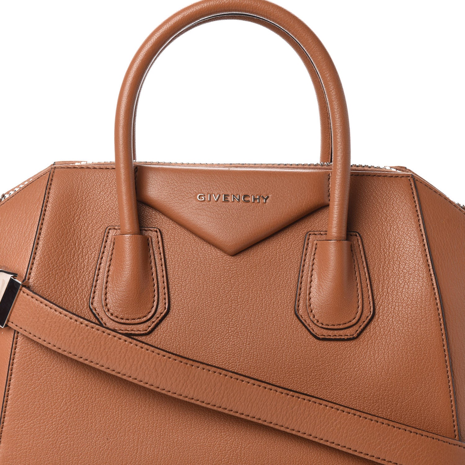 Givenchy Sugar Goatskin Small Antigona Caramel 7 of 10