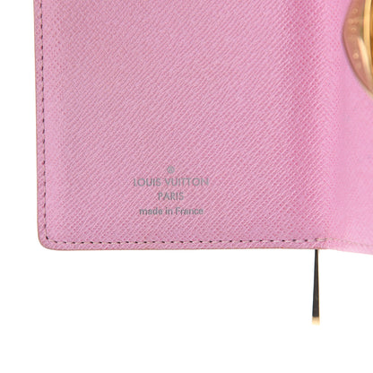 Louis Vuitton Monogram Multicolor Joey Wallet White Litchi 5 of 5