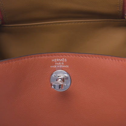 Hermes Swift Verso Mini Lindy 20 Terre Battue Sesame 6 of 11