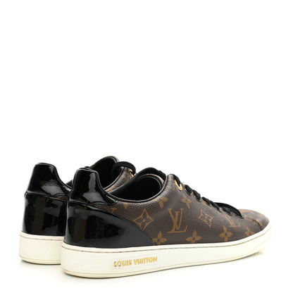 Louis Vuitton Patent Monogram Frontrow Sneakers 38.5 4 of 10