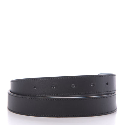 Gucci Moon Calfskin Torchon Double G 25mm Belt 80 32 Black 5 of 8