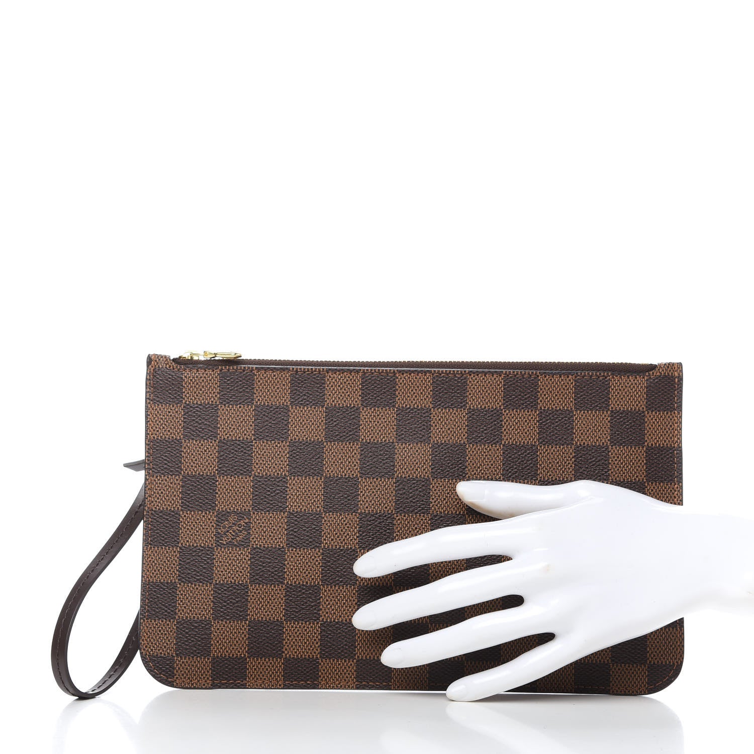 Louis Vuitton Damier Ebene Neverfull MM GM Pochette 2 of 10