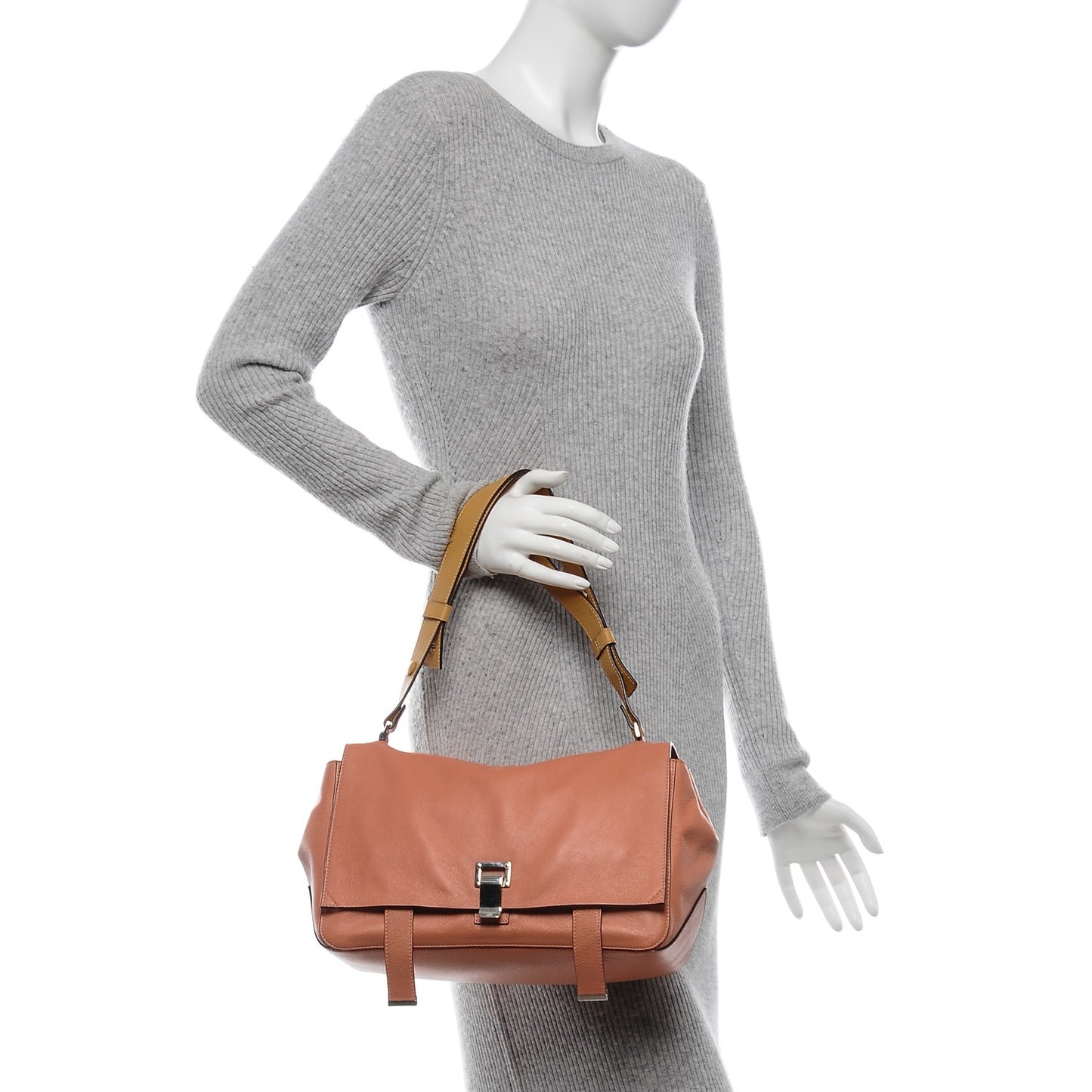 Lambskin New Lamm Courier Coral Honey