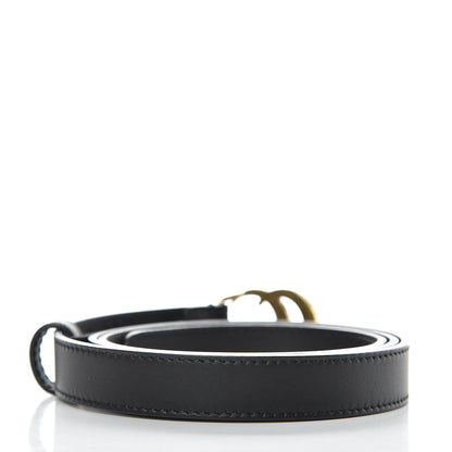 Gucci Calfskin Double G 20mm Belt 90 36 Black 3 of 6