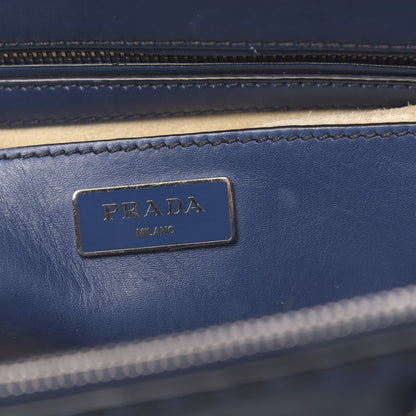 Prada City Calf Hand Stitched Medium Galleria Double Zip Tote Bleuette 6 of 23