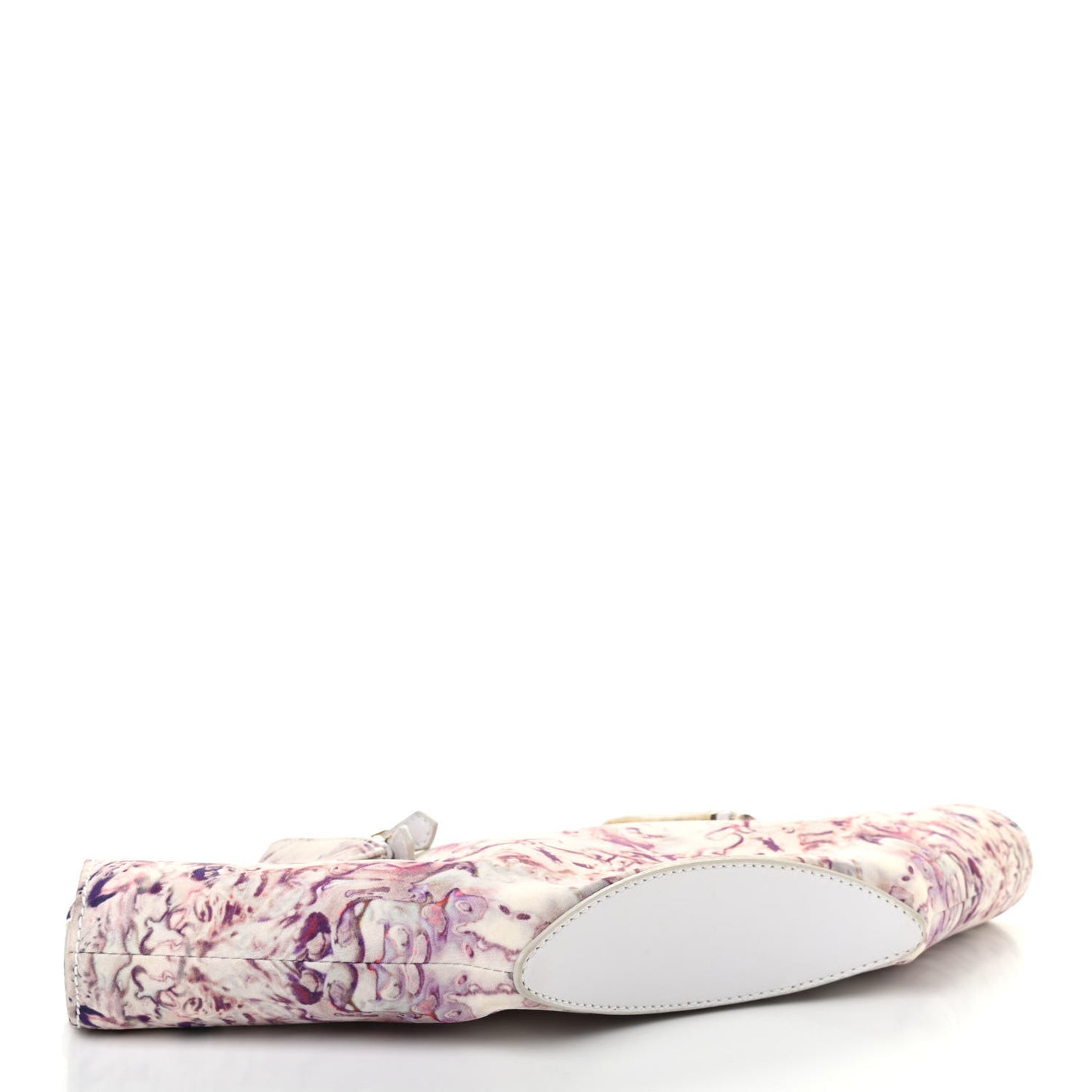 Silk Print De Manta Clutch Purple Blush