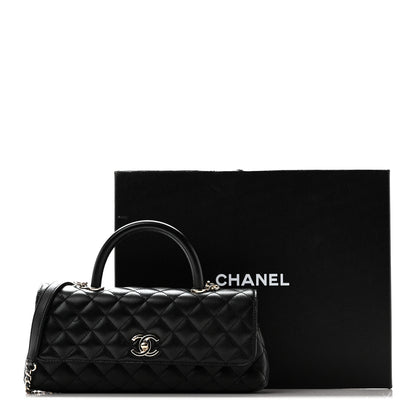 Chanel Caviar Quilted Maxi East West Coco Handle Flap Black 11 of 11