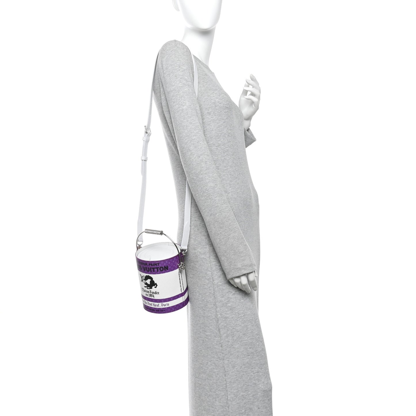 Monogram LV Paint Can Purple
