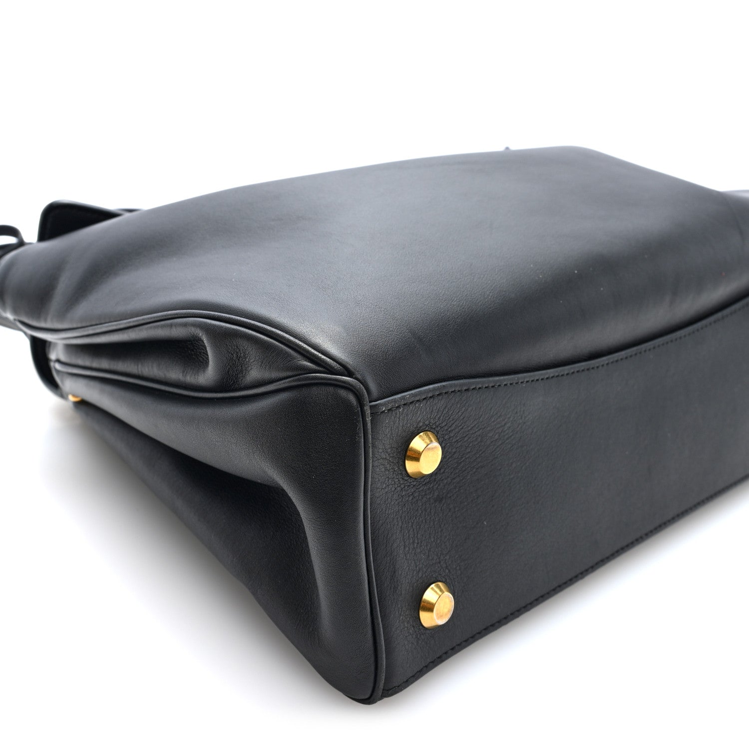 Balenciaga Natural Smooth Calfskin Medium Rodeo Top Handle Handbag Black 8 of 9