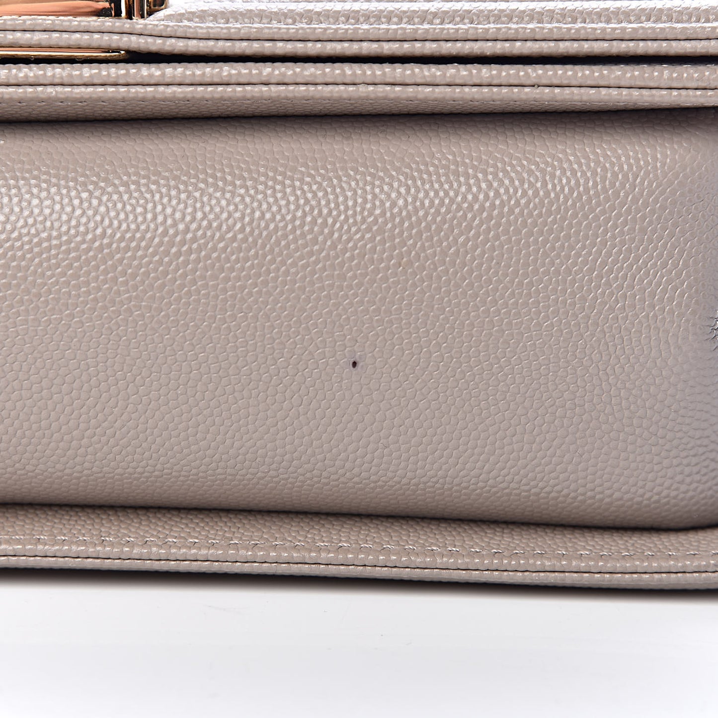 Caviar Quilted Medium Boy Flap Dark Beige