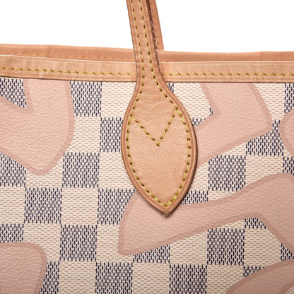 Louis Vuitton Damier Azur Tahitienne Neverfull MM 10 of 22