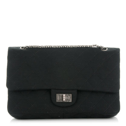 Chanel Jersey Quilted 2.55 Reissue 227 Flap Black 1 of 9