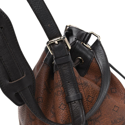 MCM Visetos Essential Drawstring Bucket Bag Brown 13 of 14