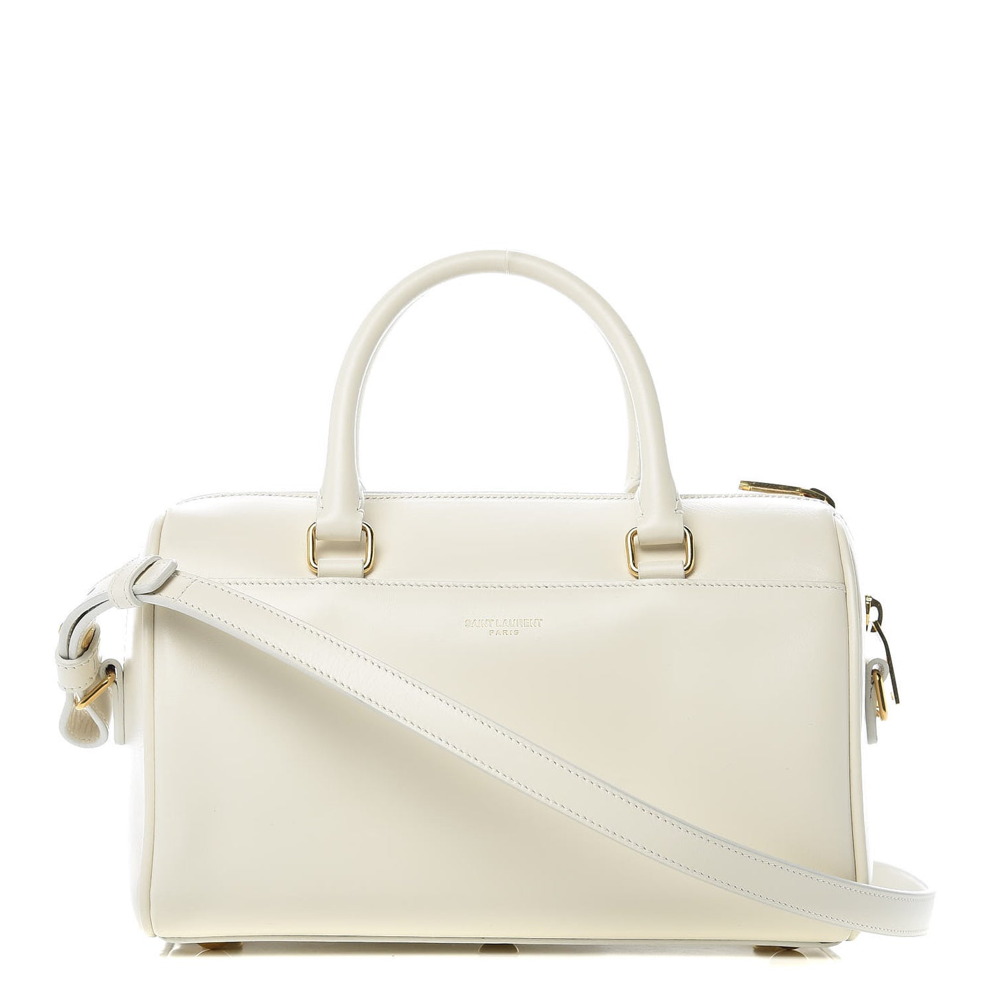 Calfskin Classic Baby Duffle Dove White