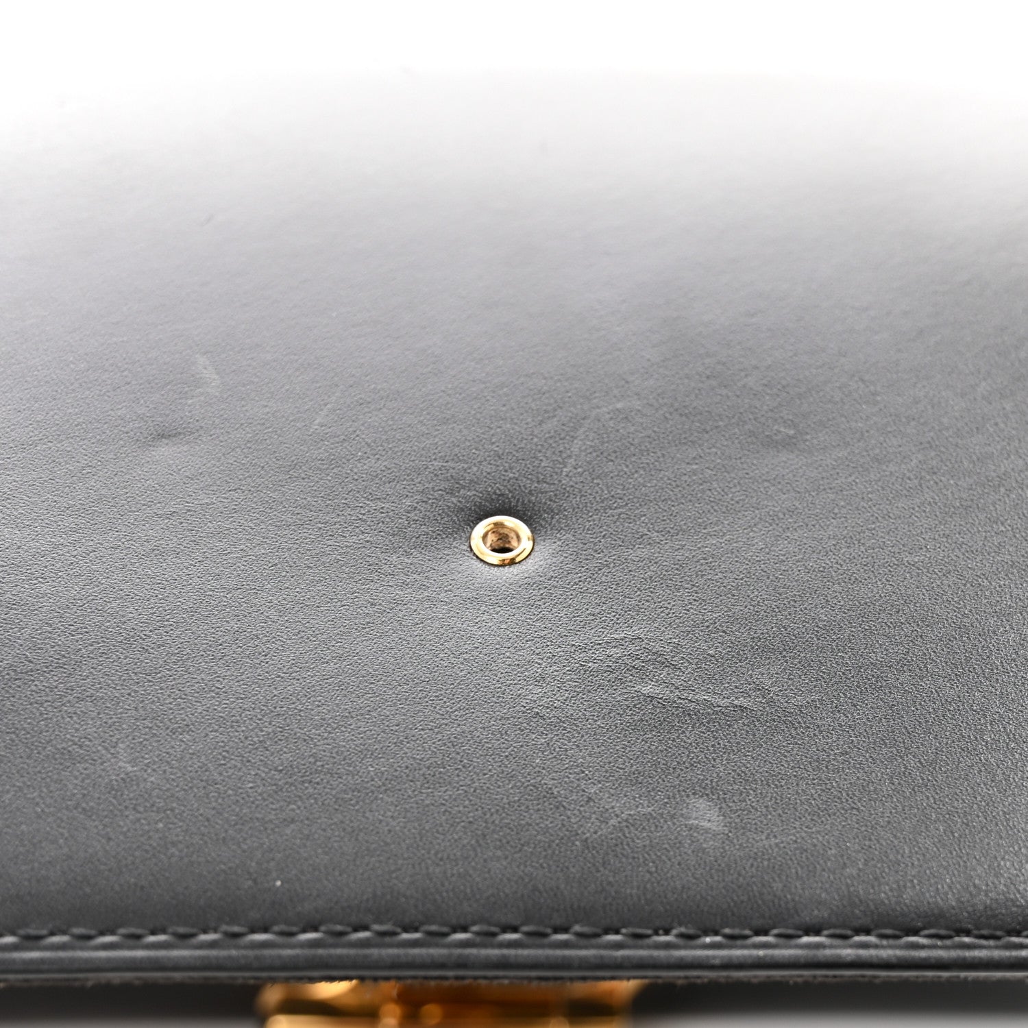 Louis Vuitton Calfskin Chain Louise MM Black 13 of 13