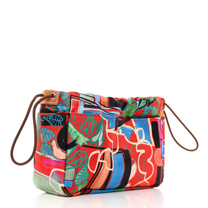 Hermes Silk Barenia Fourbi 20 PM Pouch 3 of 7