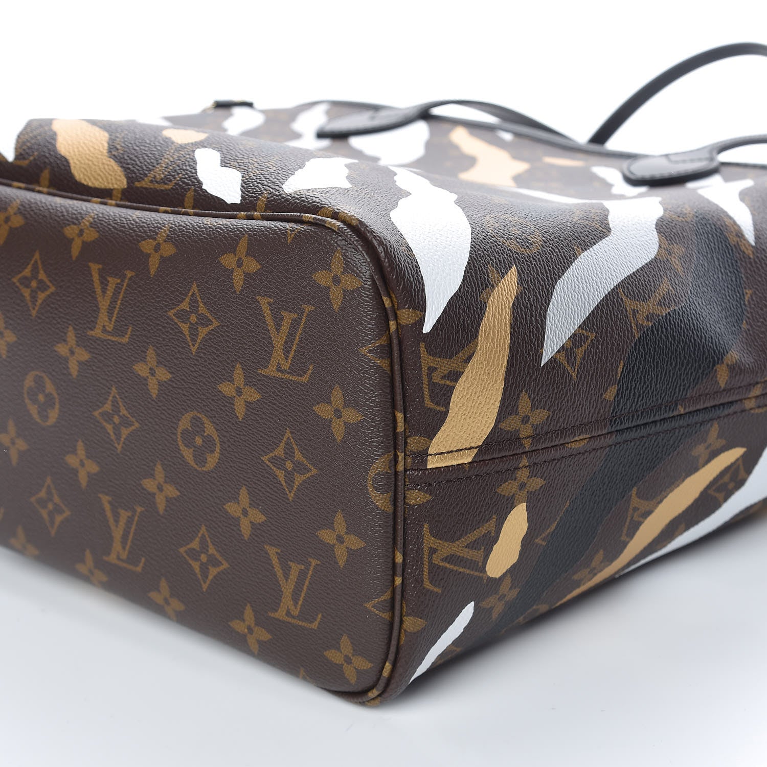 Louis Vuitton X LOL Monogram Neverfull MM Gold Silver 9 of 11