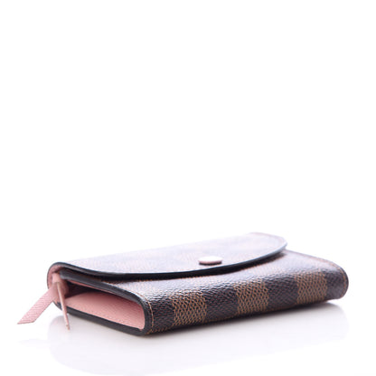Louis Vuitton Damier Ebene Rosalie Coin Purse Rose Ballerine 4 of 7