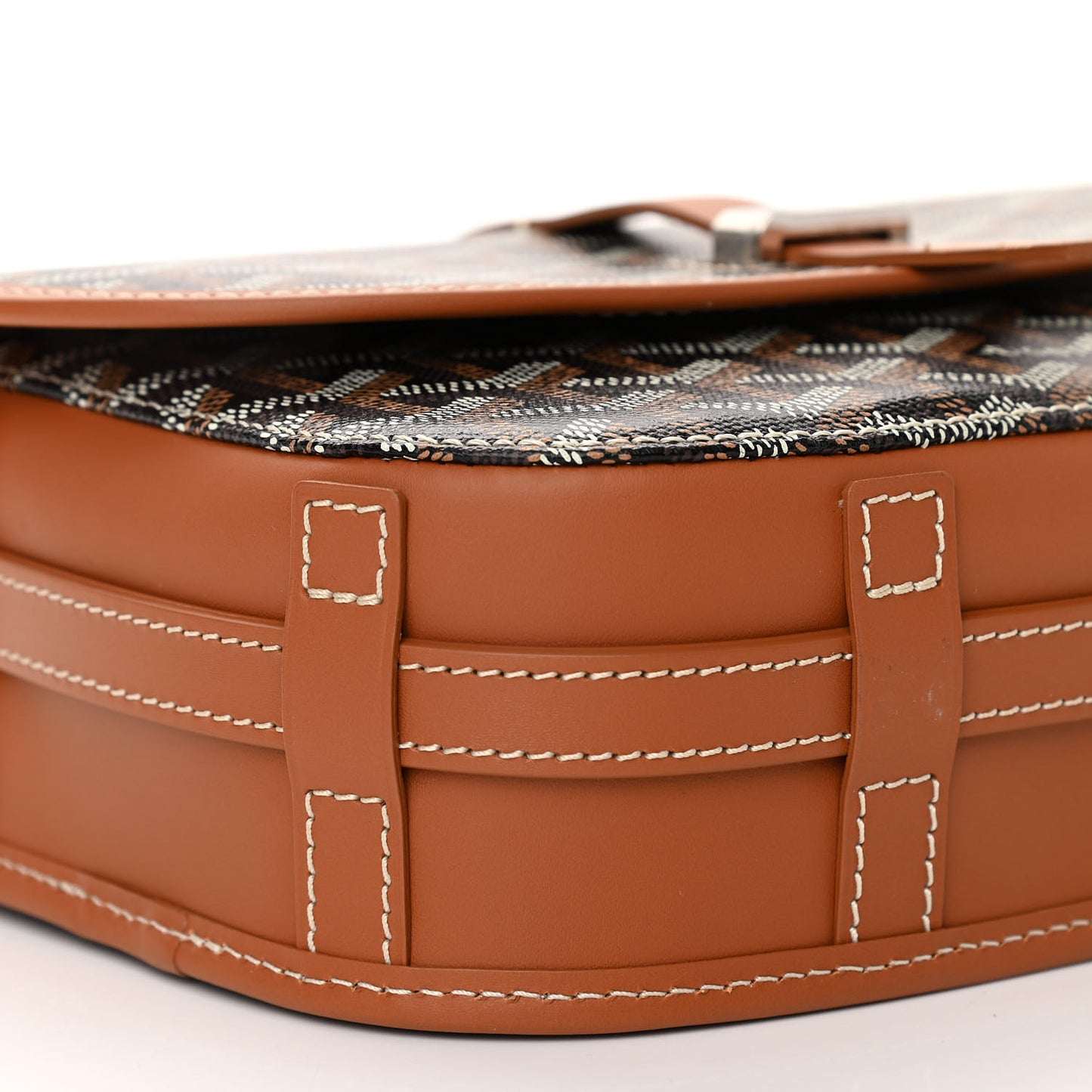 Goyardine Belvedere II PM Messenger Bag Black Gold