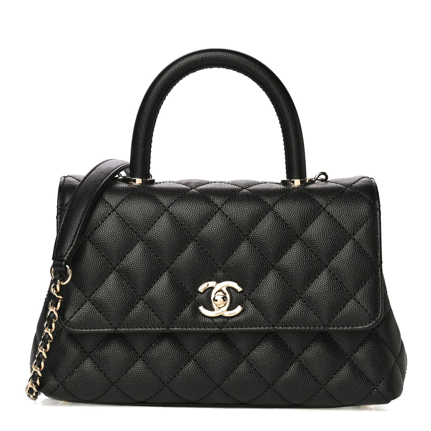 Chanel Caviar Quilted Mini Coco Handle Flap Black 1 of 11