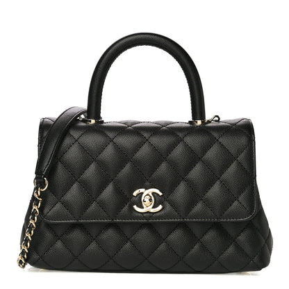 Chanel Caviar Quilted Mini Coco Handle Flap Black 1 of 11