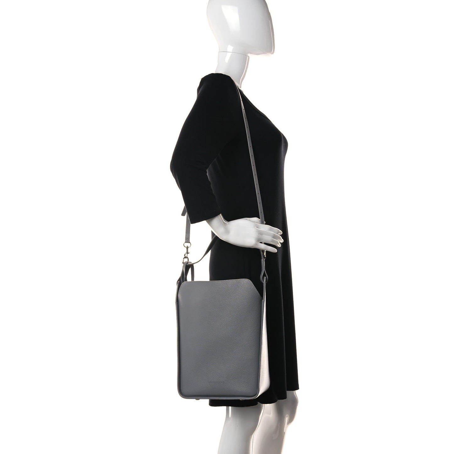 Calfskin Logo Embossed Small Tool 2.0 North-South Tote Balenciaga Grey