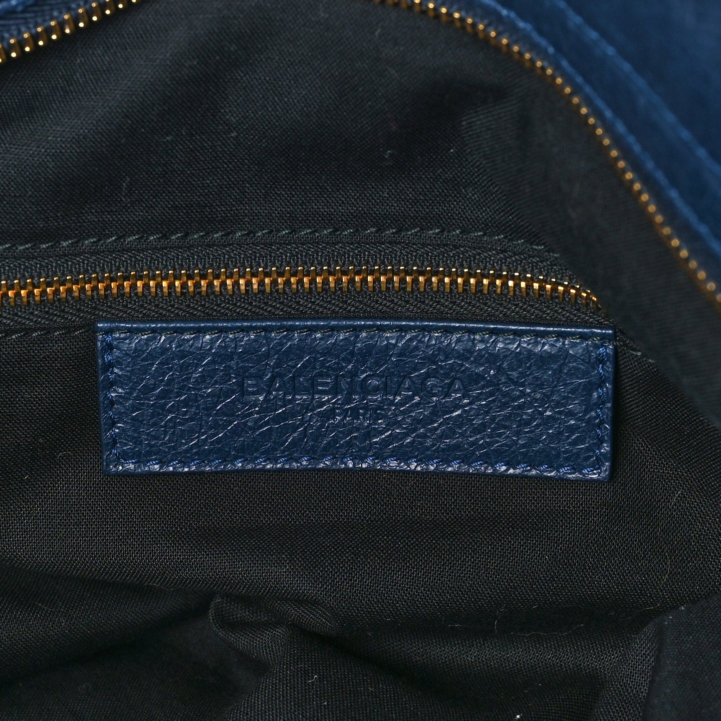 Agneau Giant 12 Gold Hardware Velo Bleu Obscur