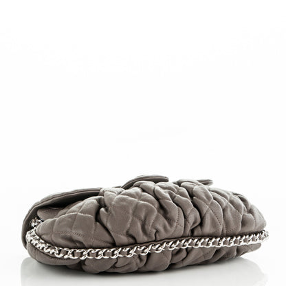 Chanel Washed Lambskin Quilted Medium Chain Around Messenger Taupe 4 of 7