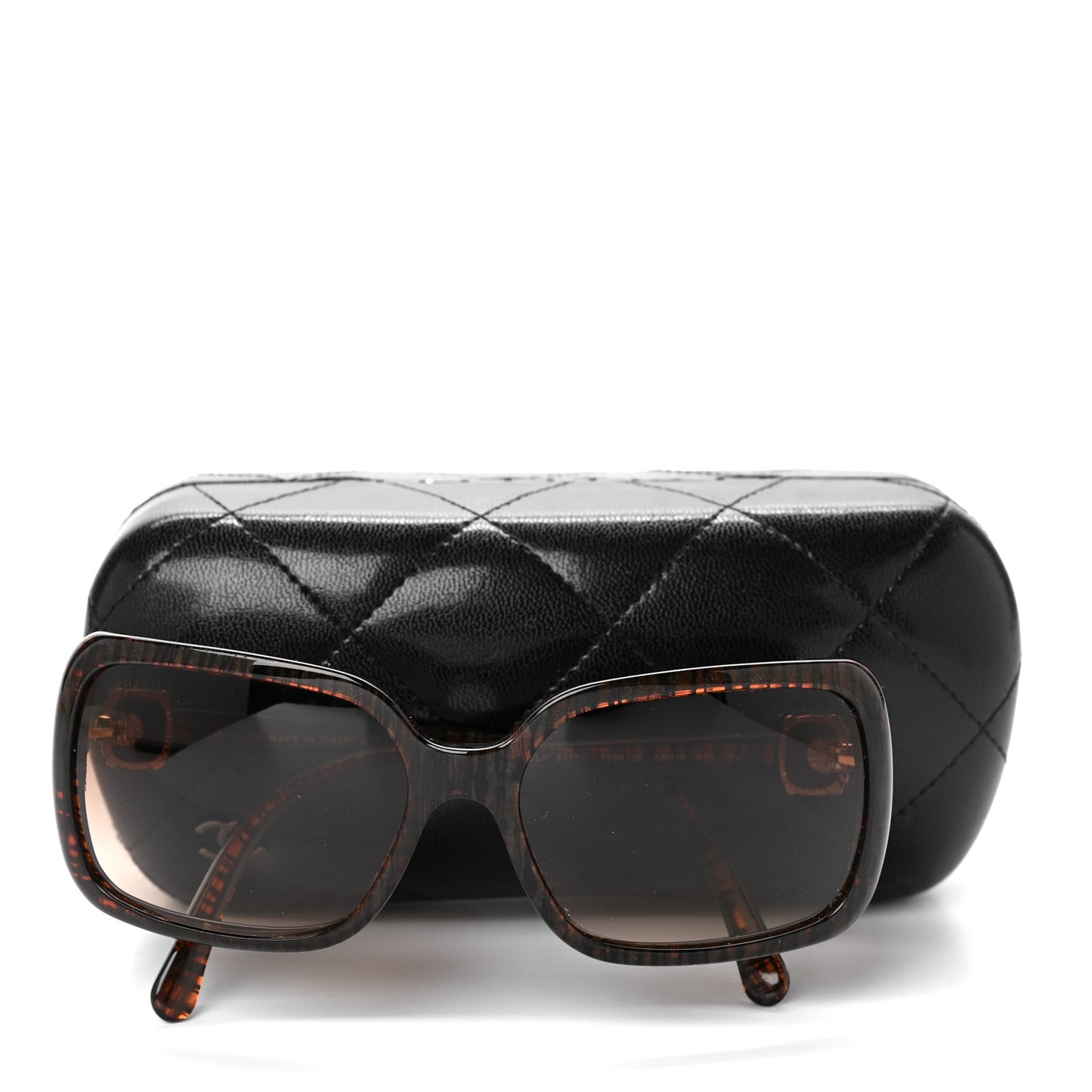 CC Tweed Effect Sunglasses 5175 Brown