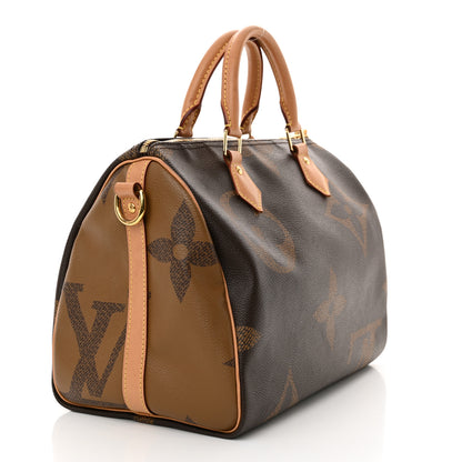 Louis Vuitton Reverse Monogram Giant Speedy Bandouliere 30 3 of 14