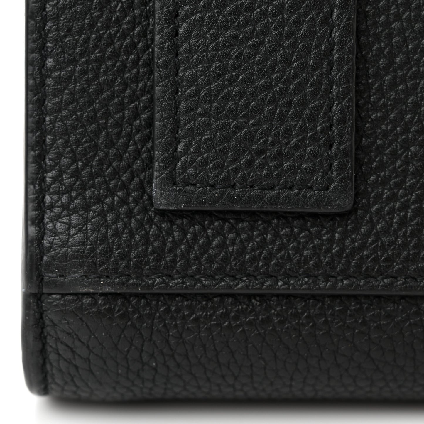Grained Calfskin Baby Sac De Jour Souple Black