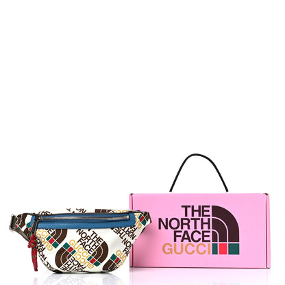 Gucci X THE NORTH FACE Econyl Nylon Belt Bag White Sky Blue 11 of 11