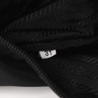 Prada Nylon Metal Triple Pocket Belt Bag Black 7 of 11