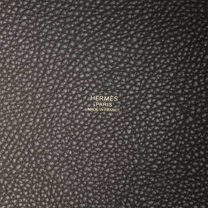 Hermes Taurillon Clemence Picotin Lock 22 MM Etain 6 of 11