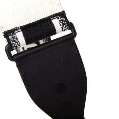 Christian Dior Canvas Embroidered Shoulder Strap Black Ultramatte 5 of 6
