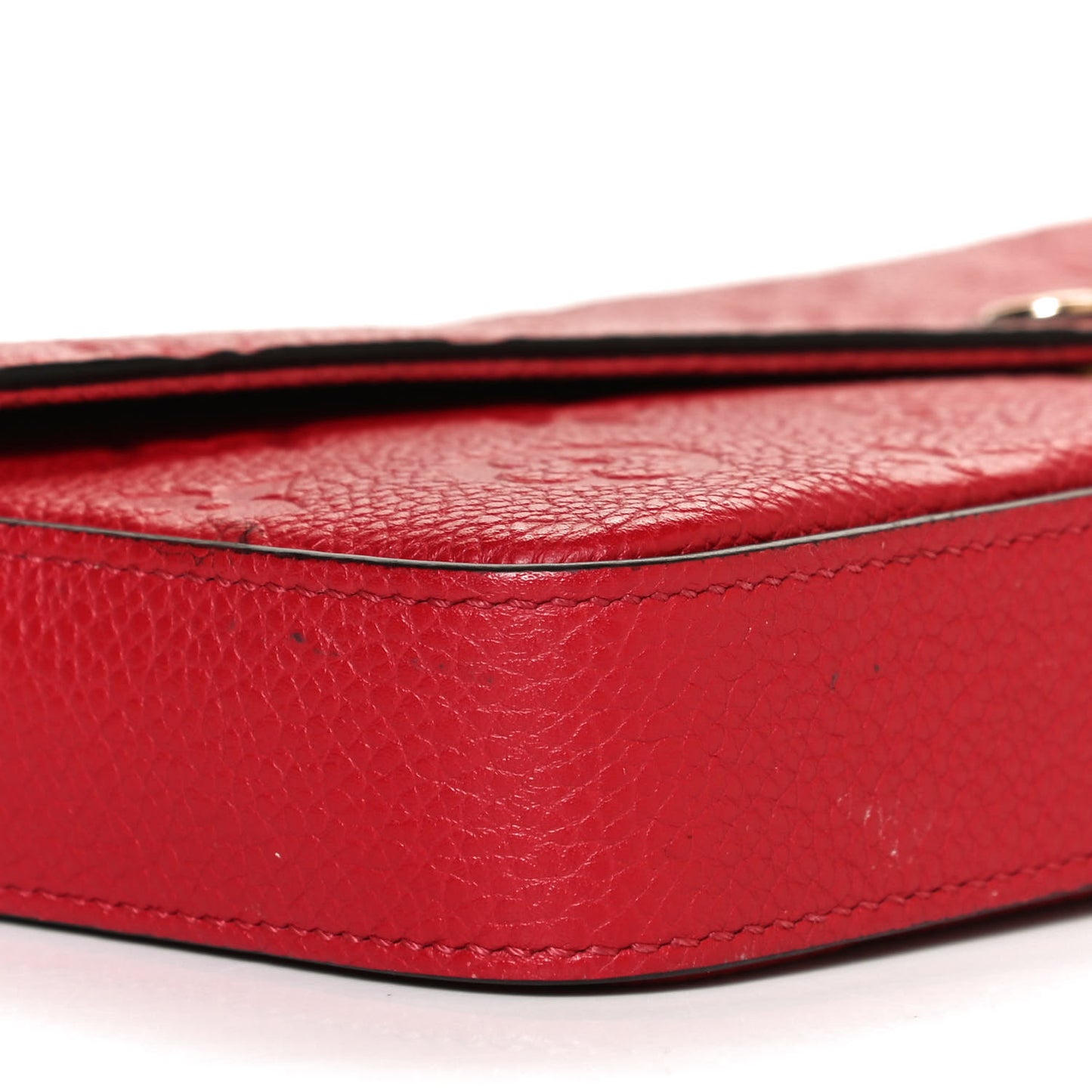 Empreinte Pochette Felicie Chain Wallet Scarlet